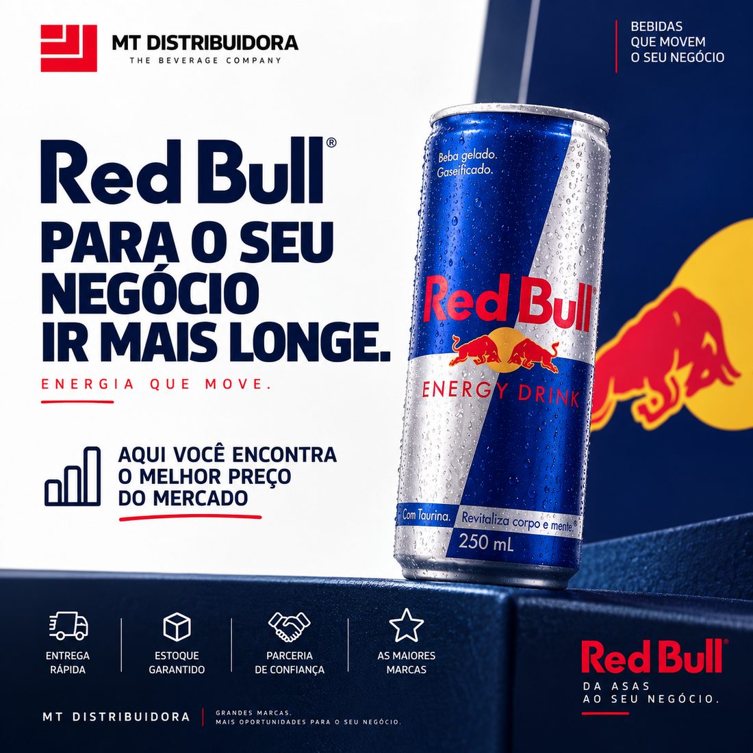 Red Bull na MT Distribuidora